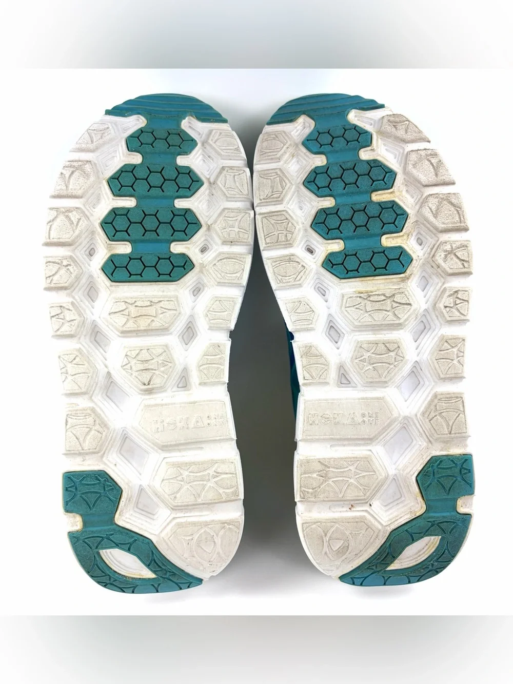 HOKA ONE ONE Conquest Women’s 6.5 Blue Lime Max Cushion Running Shoes EU 38